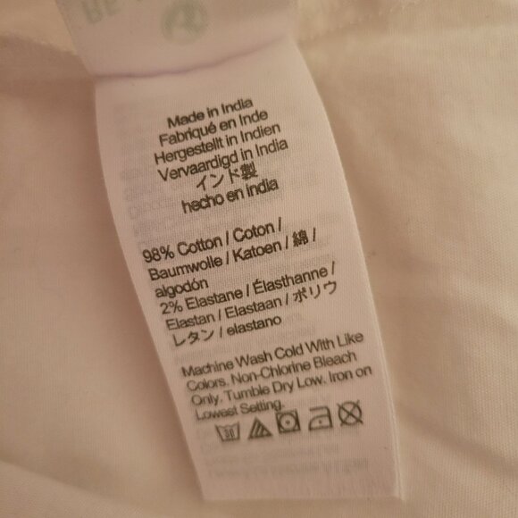 J Crew White Puff Sleeve Cotton Blouse S Ruffle Trim Career Business Professiona - Picture 6 of 7